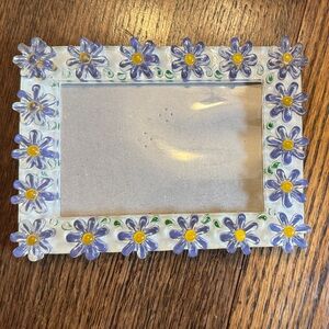 Floral Blue Daisy Photo Frame - Brand Unknown